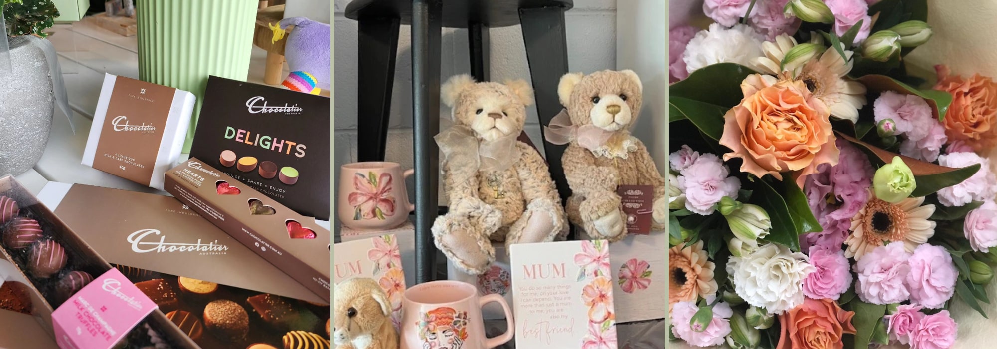 Seasonal bouquets from Snowballs Flower Gallery in Rosebud offering same-day delivery